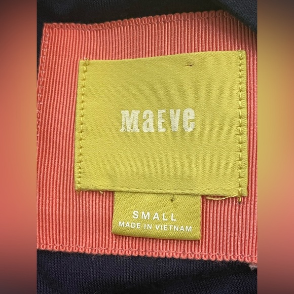 Anthropologie Maeve Davina Striped Overlay Dress‎ Small - Picture 8 of 9